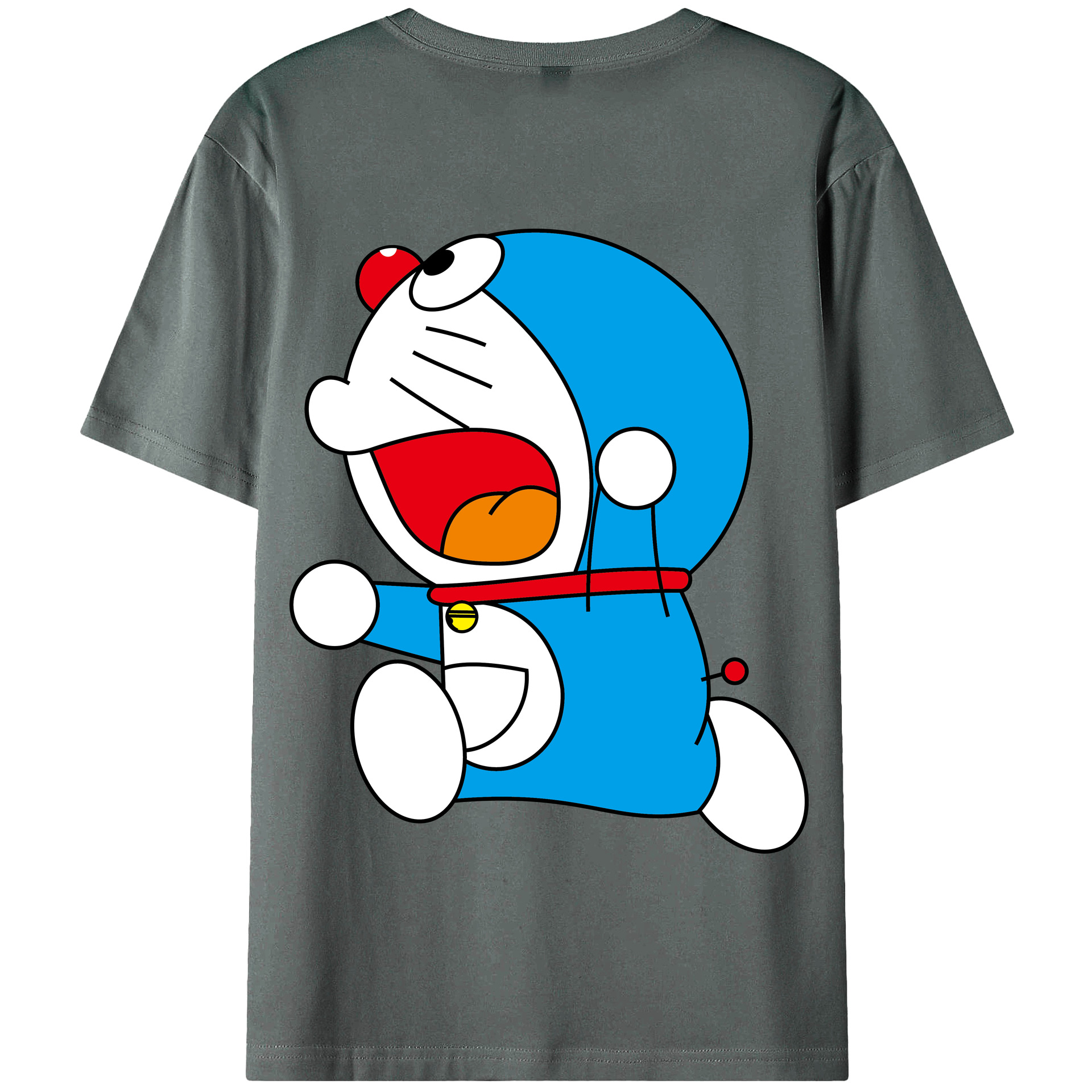 （画像用） ドラえもん Doraemon 綿100％半袖Tシャツ（背面プリント）